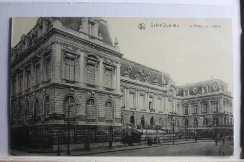 AK Saint-Quentin La Palais de Justice 1915 #PD792