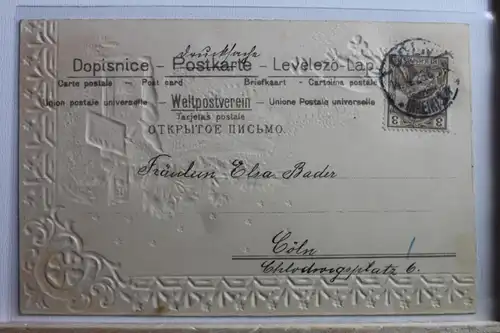 AK Deutschland Grußkarte 1902 #PD667