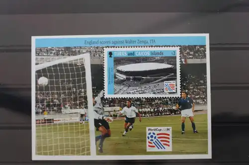 Turks- und Caicosinseln Block 135 mit 1154 postfrisch Fußball WM #SE216