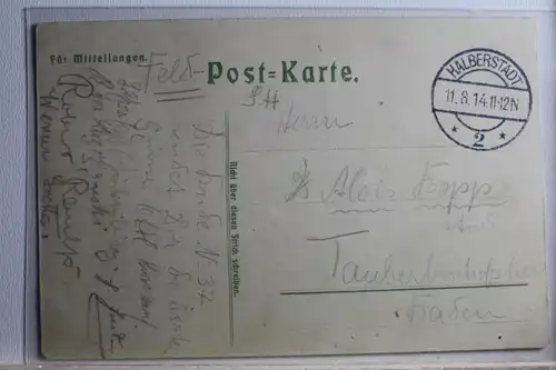 AK Deutschland Feldpost 1914 #PD790