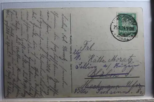 AK Ilsenburg (Harz) Ilsenttal mit Hotel Prinzeß Ilse 1924 #PD860