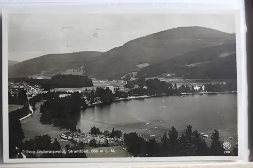 AK Titisee (Schwarzwald) Strandbad, 860 m. ü. M. 1932 #PD880