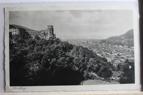 AK Heidelberg Stadtansicht mit Schloss 1939 #PD919