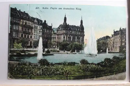 AK Köln Partie am deutschen Ring 1907 #PD952