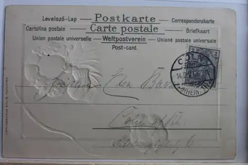 AK Deutschland Grußkarte 1901 #PD692