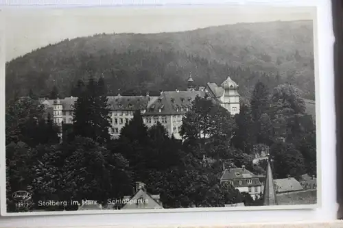 AK Stolberg im Harz Schlosspartie 1931 #PD908