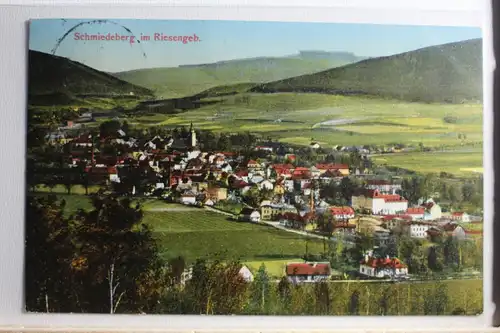 AK Schmiedeberg Stadtansicht 1911 #PD781