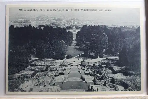 AK Kassel Wilhelmshöhe, Blick v. Herkules a. Schloss u. Stadt #PD947