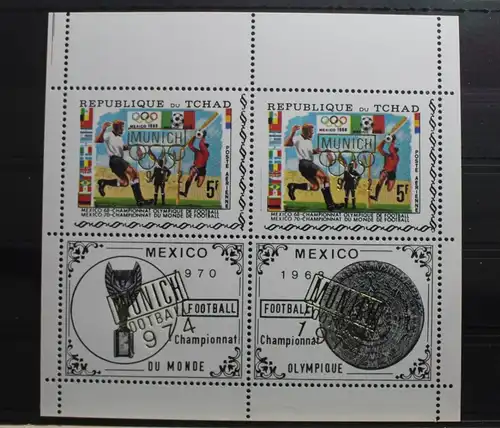 Tschad 404 postfrisch als Kleinbogen Olympia #SD356