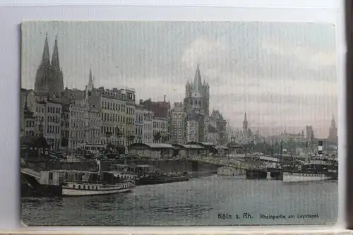 AK Köln Rheinpartie am Leystapel 1912 #PE019