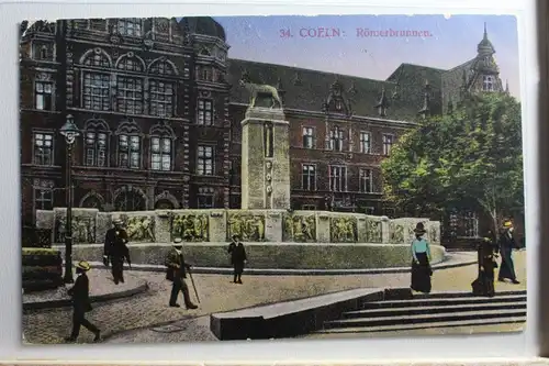 AK Köln Römerbrunnen Feldpost 1916 #PE025