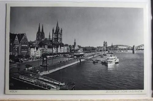 AK Köln Bick auf Dom und Rhein #PD848