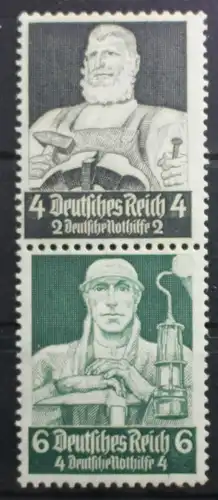 Deutsches Reich Zd S219 postfrisch Zusammendrucke #SF040