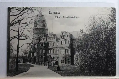 AK Deltmold Fürstl. Residenzschloss 1910 #PE074