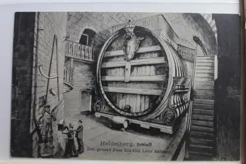 AK Heidelberg Das große Heidelberger Faß (212 422 Liter) #PE283