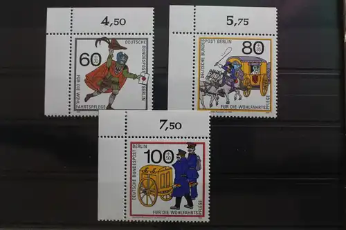 Berlin 852-854 postfrisch Eckrand #SE563