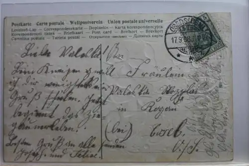 AK Deutschland Grußkarte 1908 #PE228