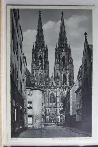 AK Köln Dom von Altstadt gesehen #PD837