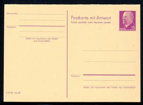 DDR Ganzsache P 78 ungebraucht #IU652