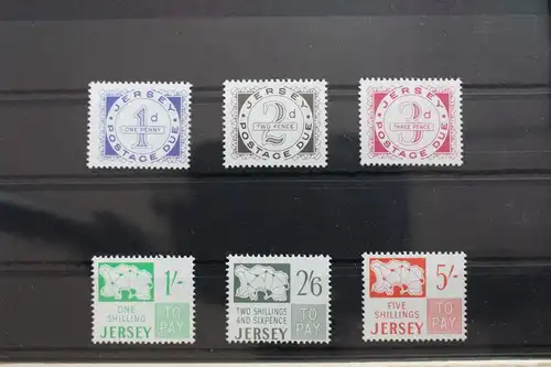 GB Jersey Portomarken 1-6 postfrisch #SE914
