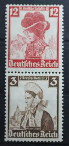 Deutsches Reich Zd S235 postfrisch Zusammendrucke #SF061