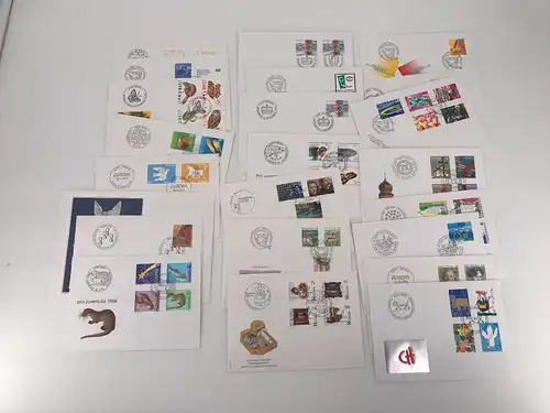 Schweiz FDC Jahrgang 1995-96 Ersttagesbrief/FDC #LO228