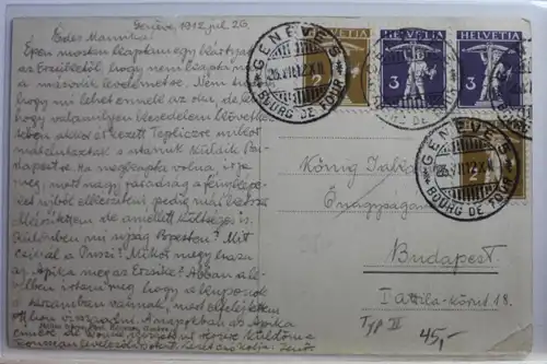 AK Genf Cathédrale de Saint-Pierre - Chapelle Macchabées 1912 #PE348