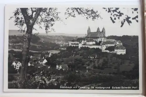 AK Schwäb. Hall Steinbach mit Comburg 1928 #PE200