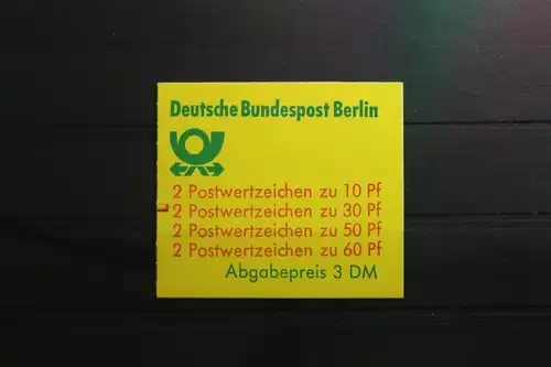 Berlin MH 12a Pf VI mZ postfrisch Markenheftchen Plattenfehler #SG279