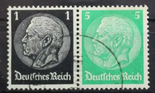 Deutsches Reich Zd W71 gestempelt Zusammendrucke #SG035