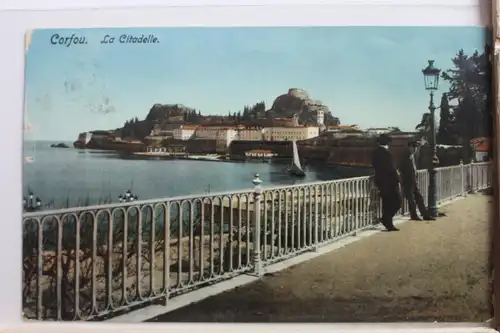 AK Korfou La Citadelle 1913 #PE188