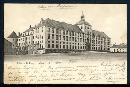 AK Schleswig Schloss Gottorf, Südflügel 5.5.1902 #IU968