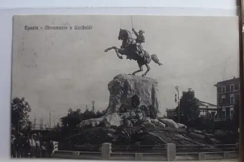 AK La Spezia Denkmal für Giuseppe Garibaldi 1914 #PE295