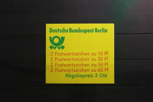 Berlin MH 12b Pf VI oZ postfrisch Markenheftchen Plattenfehler #SG282