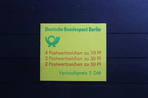 Berlin MH 10aII oZ postfrisch Markenheftchen mit Perforationsstreifen #SG202