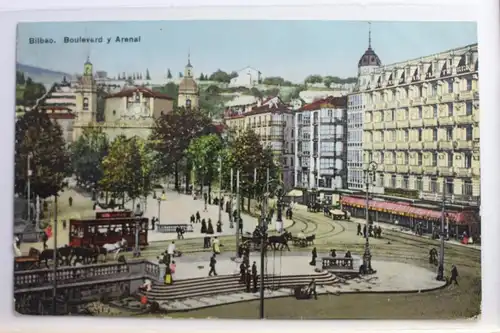 AK Bilbao Boulevard y Arenal 1913 #PE300