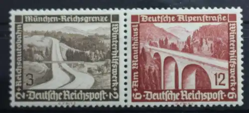 Deutsches Reich Zd W115 postfrisch Zusammendrucke #SF127