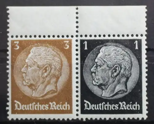 Deutsches Reich Zd W77 postfrisch Zusammendrucke #SG047