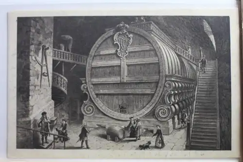 AK Heidelberg Das große Heidelberger Faß (212 422 Liter) #PE282