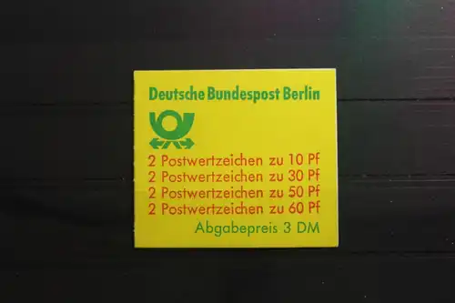 Berlin MH 12caI Pf VIII oZ postfrisch Markenheftchen Plattenfehler #SG345