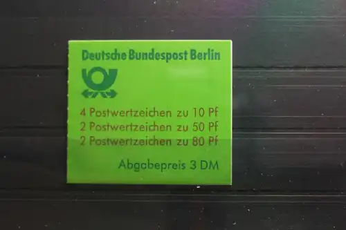 Berlin MH 14 PF I oZ gestempelt Markenheftchen Plattenfehler #SG762