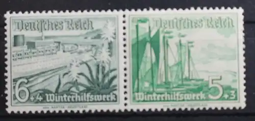 Deutsches Reich Zd W123 postfrisch Zusammendrucke #SF865