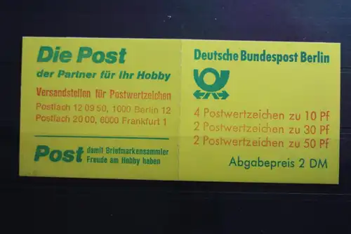 Berlin MH 11ea PF III oZ postfrisch Plattenfehler geprüft Schmidl BPP #SH247