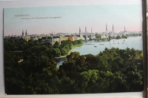 AK Hamburg vom Schwanenwik aus gesehen 1908 #PE429