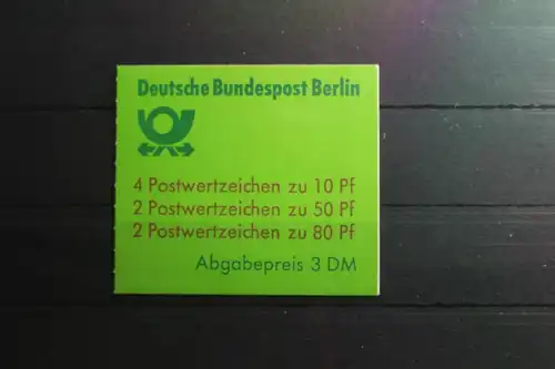 Berlin MH 14 PF I oZ gestempelt Markenheftchen Plattenfehler #SG760