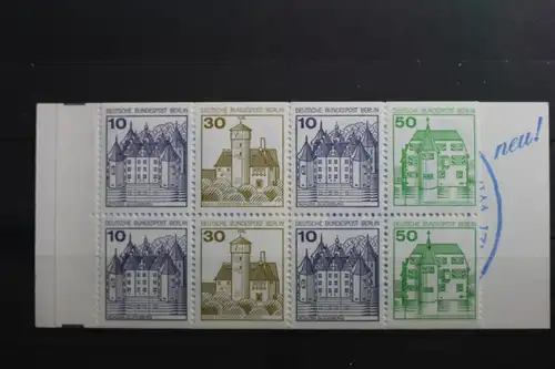 Berlin MH 11f PF III oZ postfrisch Markenheftchen Plattenfehler #SH198