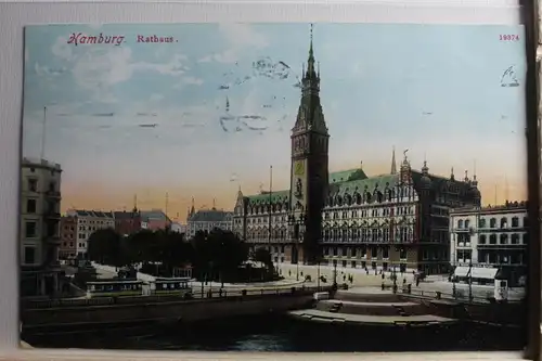 AK Hamburg Rathaus 1910 #PE431