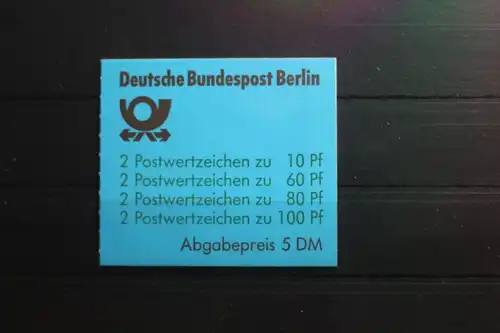 Berlin MH 15 PF I oZ postfrisch Markenheftchen Plattenfehler #SG764
