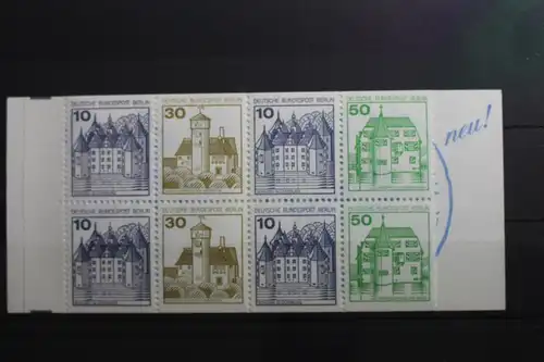 Berlin MH 11f PF V+IV oZ postfrisch Markenheftchen Plattenfehler #SH158