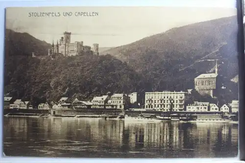 AK Koblenz Schloss Stolzenfels und Kapellen 1905 #PE405